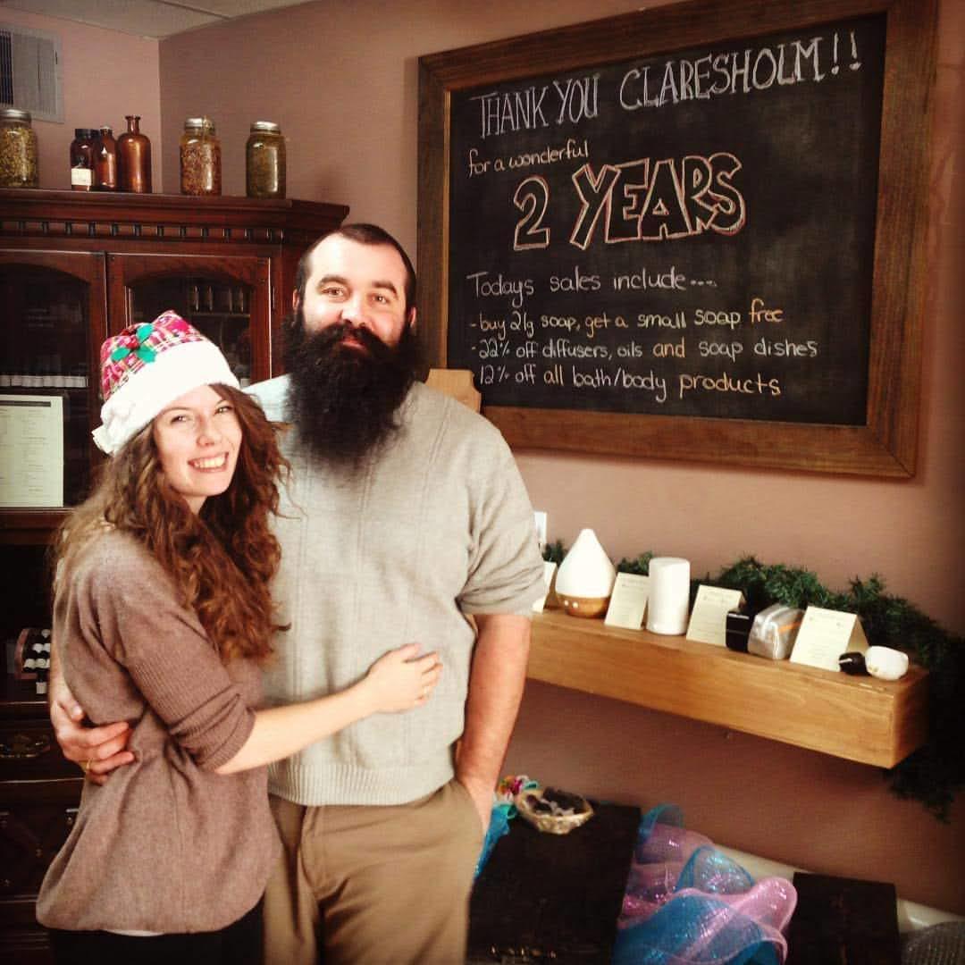 Bubbles & Balms Bath & Body for Dry & Sensitive Skin Co-founders Judith & Justin Sweeney in Claresholm, Alberta, Bubbles & Balms boutique