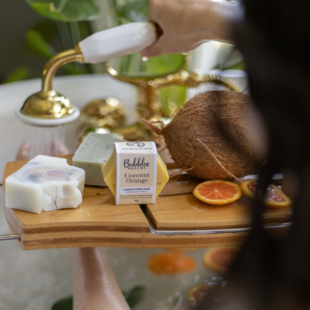 Organic Coconut Orange Shampoo Bar in Canada 