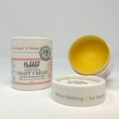 Bubbles &amp; Balms Timeless Night Cream for dry &amp; sensitive skin
