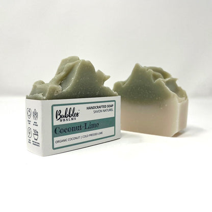 Coconut Lime Natural Bar Soap For Sensitive Skin