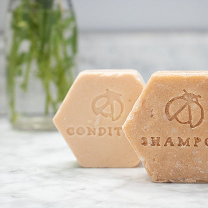 Zero-waste Shampoo and Conditioner bar Made in Canada