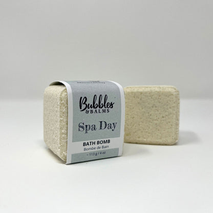 Bubbles &amp; Balms Spa Day Bath Bomb With Essential Oils &amp; Minerals for Dry &amp; Sensitive Skin